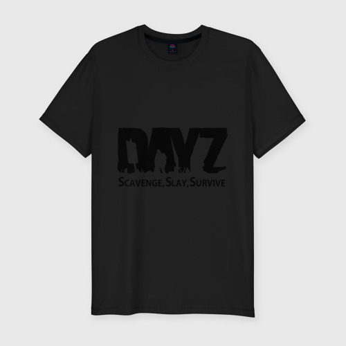 Мужская футболка премиум с принтом DayZ, вид спереди #2
