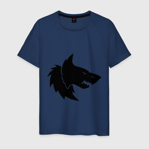 Мужская футболка с принтом Космические Волки (Space Wolves), вид спереди #2
