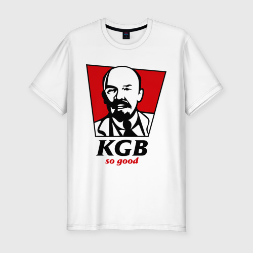 Мужская футболка премиум с принтом KGB - So Good, вид спереди #2