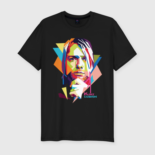 Мужская футболка премиум Kurt Cobain