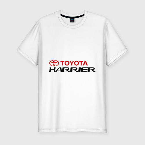 Мужская футболка премиум с принтом Toyota Harrier, вид спереди #2