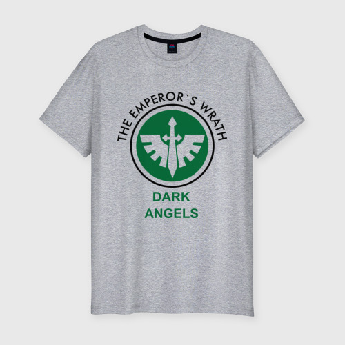 Мужская футболка премиум с принтом Темные Ангелы, вид спереди #2