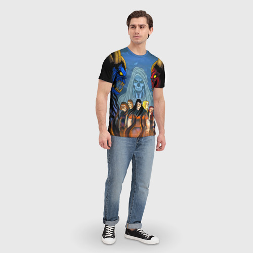 Мужская 3D футболка с принтом Metalocalypse (Dethklok) 4, фото #4