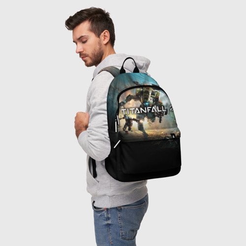 Рюкзак 3D с принтом Titanfall, фото на моделе #1
