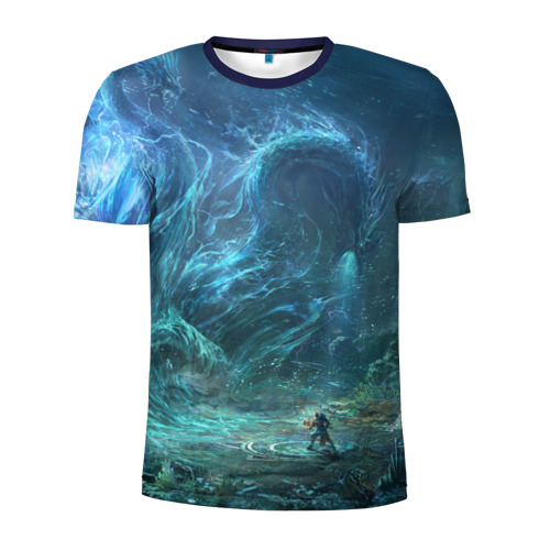 Футболка вода и пламя. Футболка с принтом море. Футболка море. Стильные мужские футболки с принтом. Футболки вода.