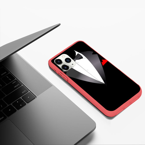 Чехол для iPhone 11 Pro Max матовый с принтом Смокинг, фото #5