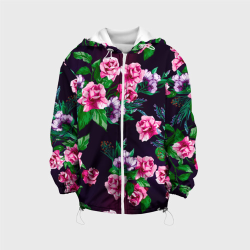 Куртка с цветочками