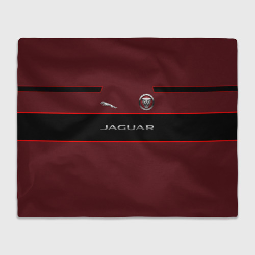 Плед 3D с принтом Jaguar, вид спереди #2