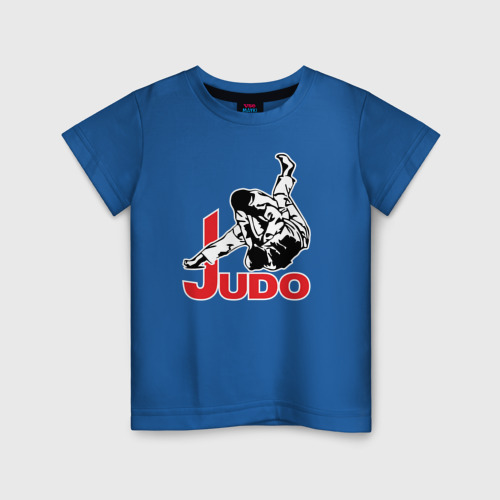 Детская футболка с принтом Дзюдо, вид спереди #2