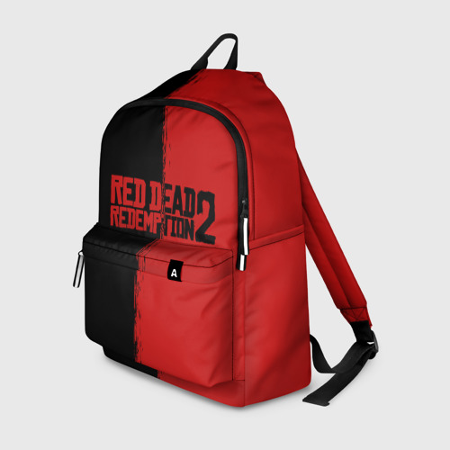Рюкзак 3D с принтом RED DEAD REDEMPTION 2 | RDR2, вид спереди #2