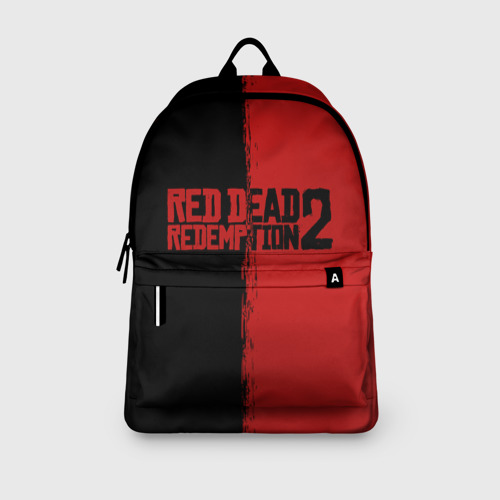 Рюкзак 3D с принтом RED DEAD REDEMPTION 2 | RDR2, вид сбоку #3