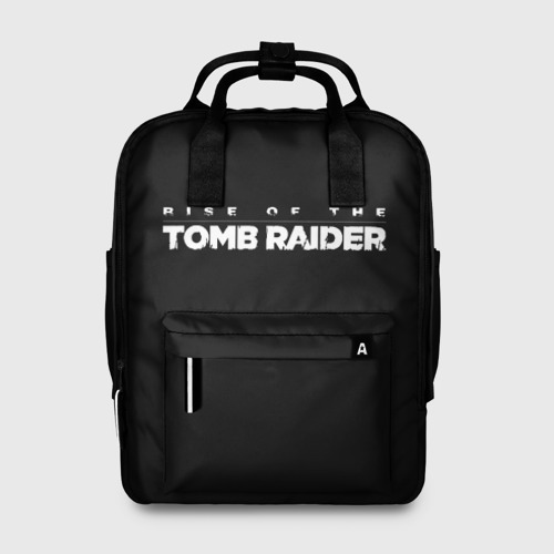 Женский рюкзак 3D с принтом Rise if The Tomb Raider, вид спереди #2