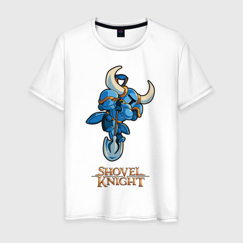 Мужская футболка с принтом Shovel Knight (3), вид спереди #2