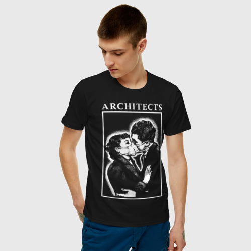 Мужская футболка с принтом Architects, фото на моделе #1