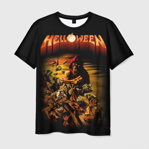 Мужская 3D футболка Helloween