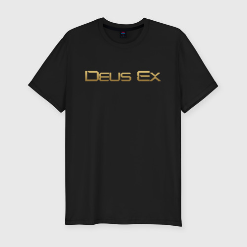 Мужская футболка премиум с принтом DEUS EX, вид спереди #2