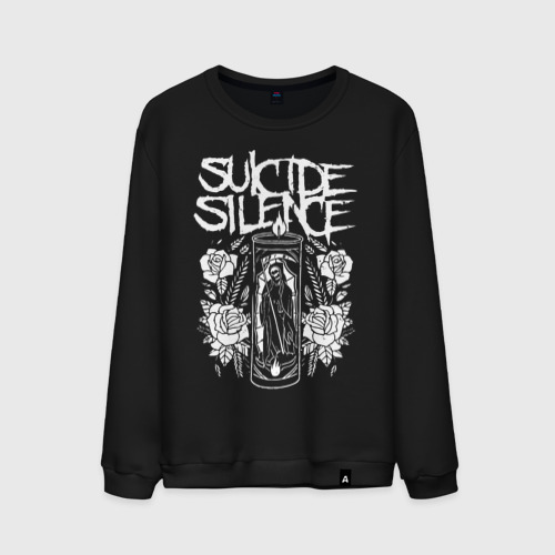 Мужской свитшот с принтом Suicide Silence, вид спереди #2