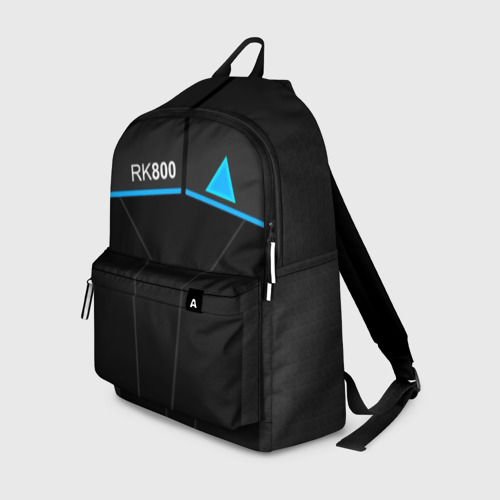 Рюкзак 3D с принтом RK800 CONNOR, вид спереди #2