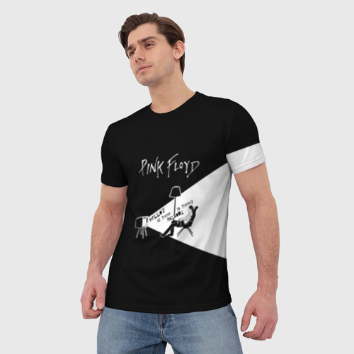Мужская 3D футболка с принтом Pink Floyd - Comfortably Numb, фото на моделе #1