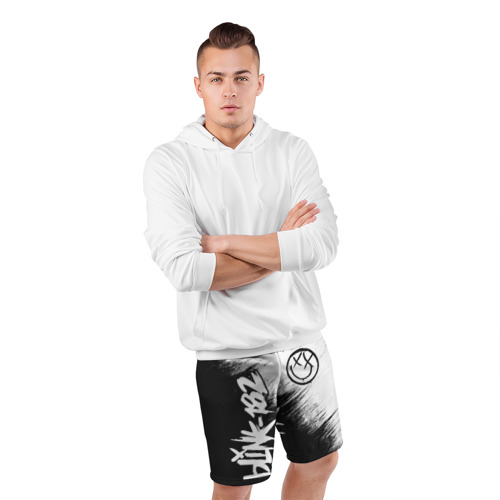 Мужские шорты 3D спортивные с принтом Blink-182 (2), фото #4