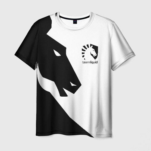 Мужская 3D футболка с принтом TEAM LIQUID | ТИМ ЛИКВИД, вид спереди #2