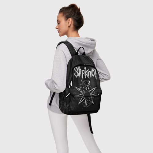 Рюкзак 3D с принтом Slipknot, фото #4