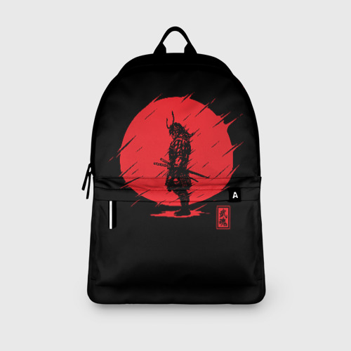Рюкзак 3D с принтом Samurai, вид сбоку #3