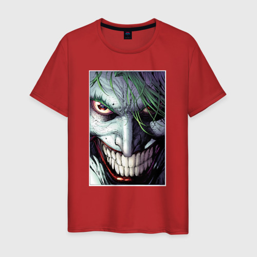 Мужская футболка с принтом Joker, вид спереди #2