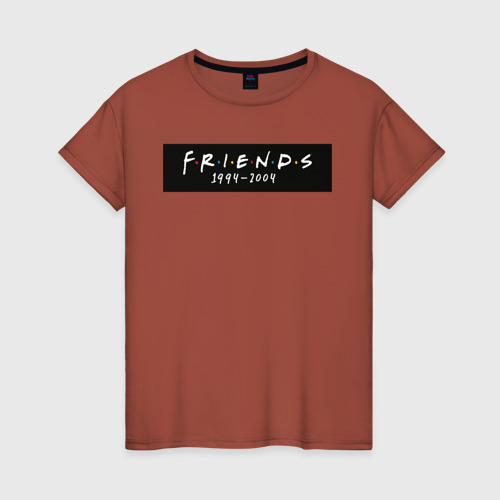 Женская футболка с принтом Television Series Friends, вид спереди #2
