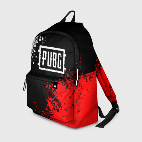 Рюкзак 3D с принтом PUBG | ПУБГ (Z), вид спереди #2
