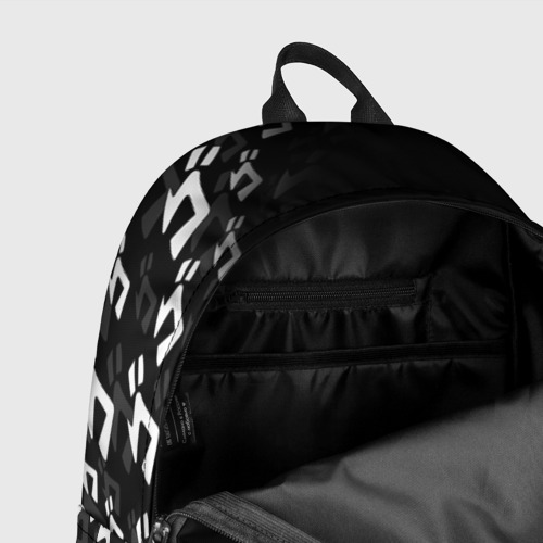 Рюкзак 3D с принтом KILLER QUEEN белая на черном, фото #7