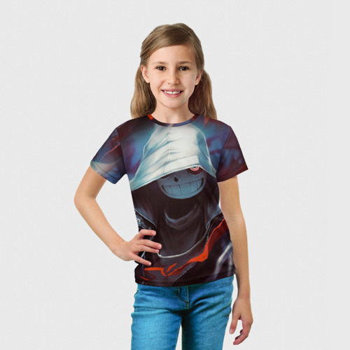 Детская 3D футболка с принтом UNDERTALE | АНДЕРТЕЙЛ (Z), вид сбоку #3