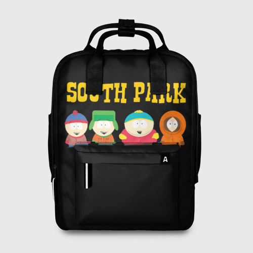 Женский рюкзак 3D с принтом South Park, вид спереди #2