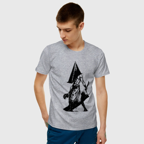 Мужская футболка с принтом SILENT HILL, фото на моделе #1