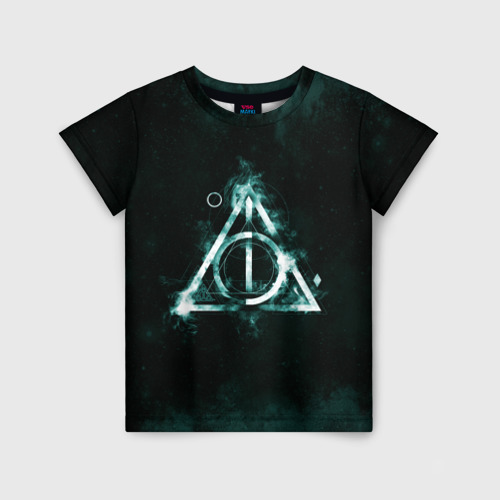 Детская 3D футболка с принтом Гарри Поттер, вид спереди #2