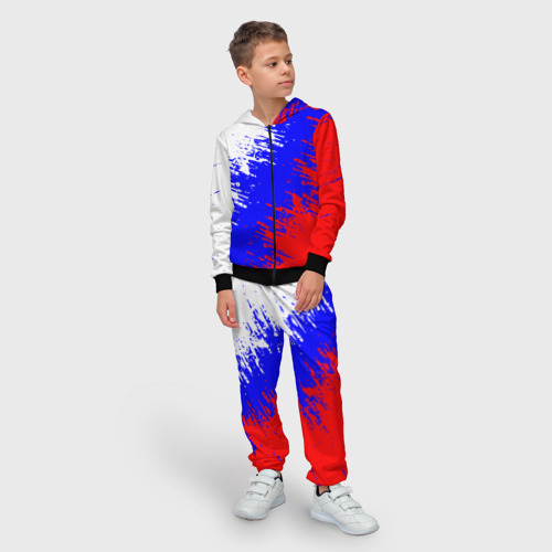 Детский 3D костюм с принтом Россия, фото на моделе #1