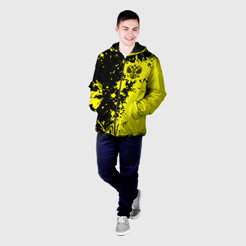 Мужская куртка 3D с принтом Россия, фото на моделе #1