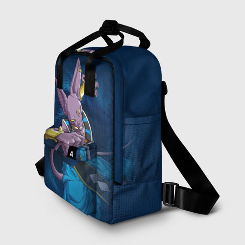 Женский рюкзак 3D с принтом Шар Дракона Бирус, фото на моделе #1