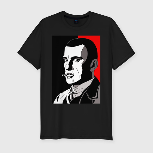 Мужская футболка премиум с принтом Владимир Маяковский, вид спереди #2