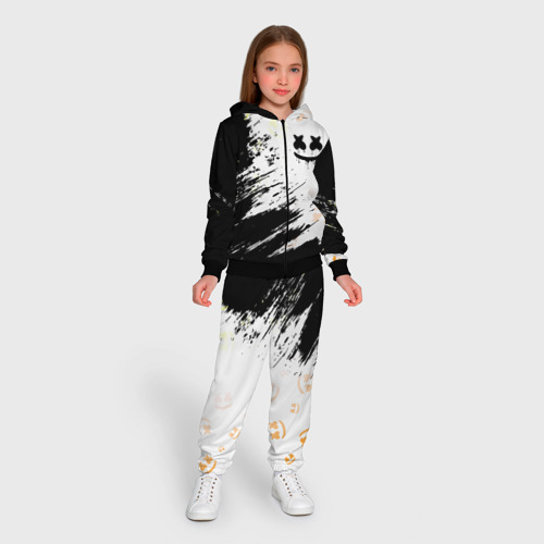 Детский 3D костюм с принтом MARSHMELLO / МАРШМЕЛЛОУ, вид сбоку #3