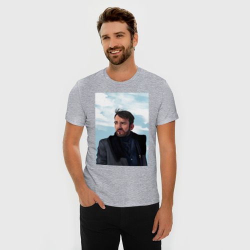 Мужская футболка премиум с принтом Fargo, фото на моделе #1
