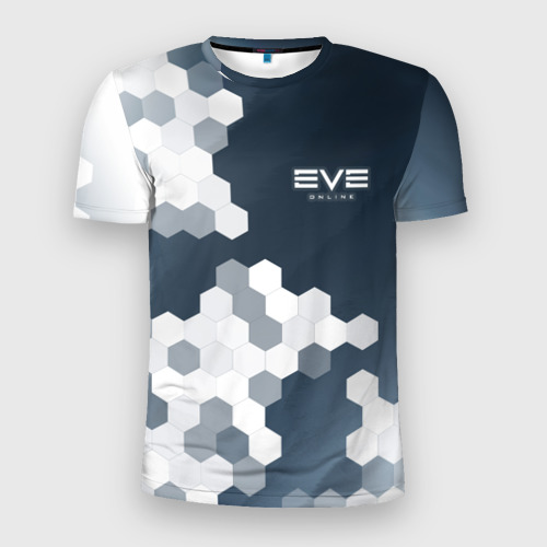 Мужская футболка 3D спортивная с принтом EVE ONLINE / ИВ ОНЛАЙН, вид спереди #2
