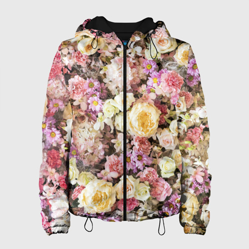 Куртка с цветочками