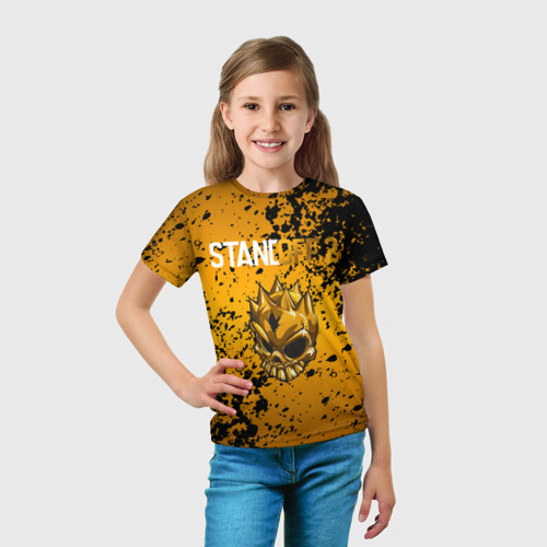 Детская 3D футболка с принтом Standoff 2, вид сбоку #3