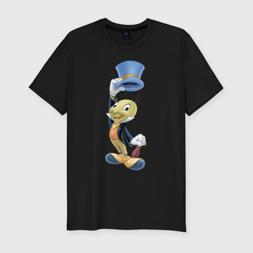 Мужская футболка премиум с принтом Jiminy Cricket, вид спереди #2