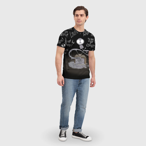 Мужская 3D футболка с принтом The Binding of Isaac; Dogma, вид сбоку #3
