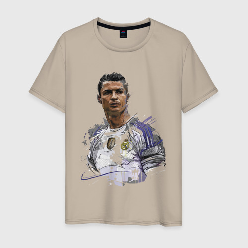 Мужская футболка с принтом Cristiano Ronaldo / Manchester United / Portugal, вид спереди #2