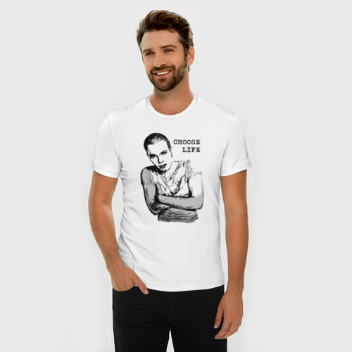 Мужская футболка премиум с принтом Макгрегор - На Игле, фото на моделе #1