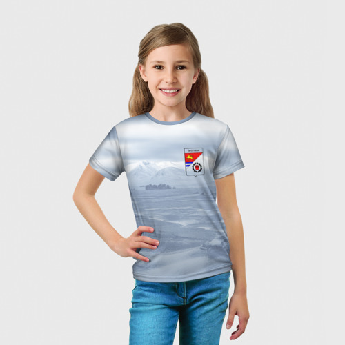 Детская 3D футболка с принтом Оротукан | Без текста, вид сбоку #3