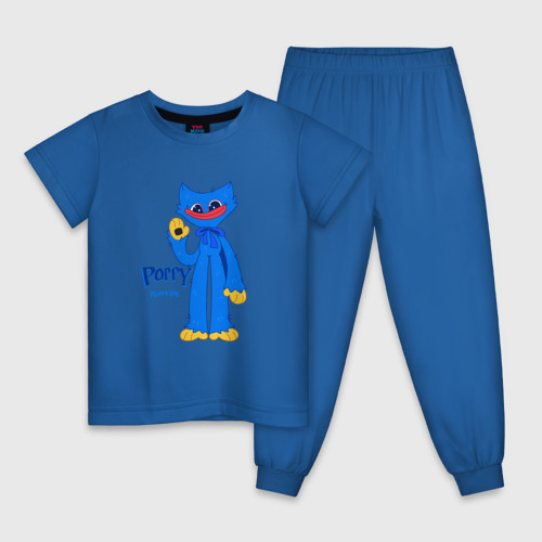Детская пижама с принтом Monster Huggy Wuggy\Хагги Вагии, вид спереди #2